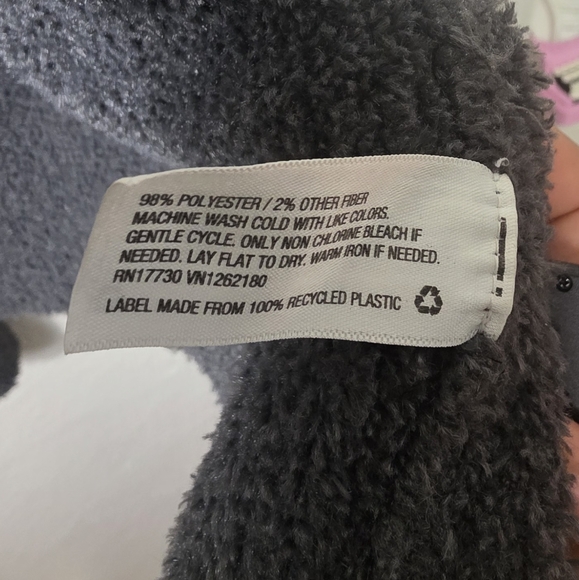 Stars Above Dark Gray Open Cardigan - Picture 4 of 5